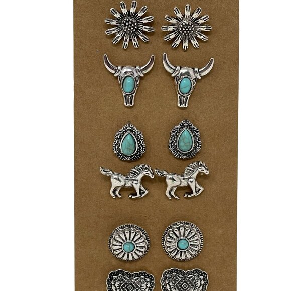 Western Earrings in Christmas Gift Box for Women and Girls - Cowgirl Earring - Picture 8 of 11